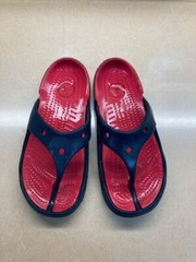 Crocs Unisex Navy Blue Red Flip Flop V Sandle J1
