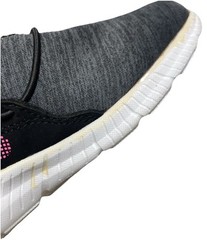 Fila Black Pink White Slip On Sneaker Shoes Kids Size US 3 1/2
