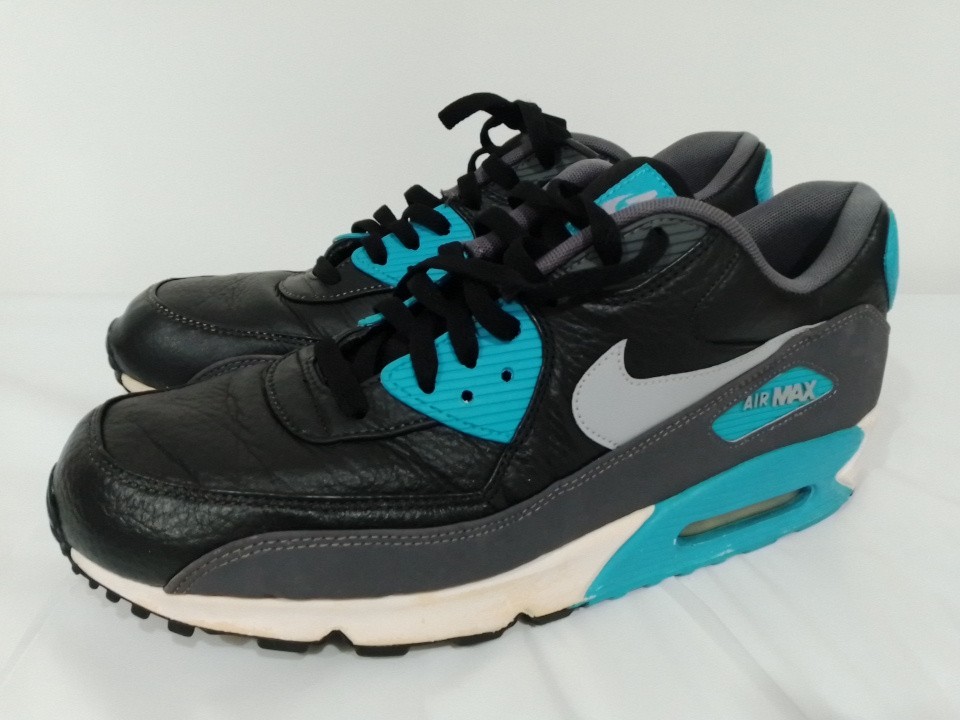 🔥NICE🔥 RARE 2014 Nike Air Max 90 Blue Lagoon MEN’S SIZE 11.5 Pre Owned Mint