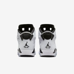 Air Jordan 6 Retro ‘Reverse Oreo’ White Sneakers, Size 6.5Y / 8W BNIB 384665-112