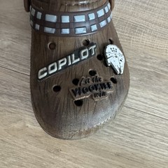 Crocs Star Wars Chewbacca Copilot Clogs Kids J1 Youth Brown Limited Edition