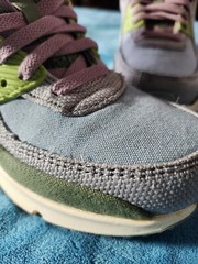 Nike Air Max 90 SE Next Nature Wolf Grey, Blue, Green, Purple. Size 6 young 8 W