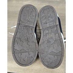 Striderite toddler classic leather saddle shoes navy white sz 7.5 preppy sturdy