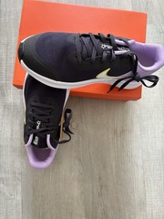Nike Star Runner 3 (GS) Unisex Kids Sneaker Black Purple Yellow 6Y NWB AT-5/86