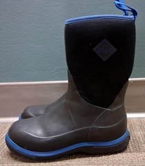Muck Boot Co Kids Element Insulated Boots Size 2 Waterproof Unisex Black/Blue