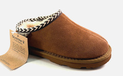 BearPaw Tabitha Youth Hickory Suede Warm Versatile Slippers