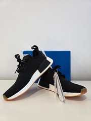 Size 4.5 – adidas NMD R1 Refined Low Black White
