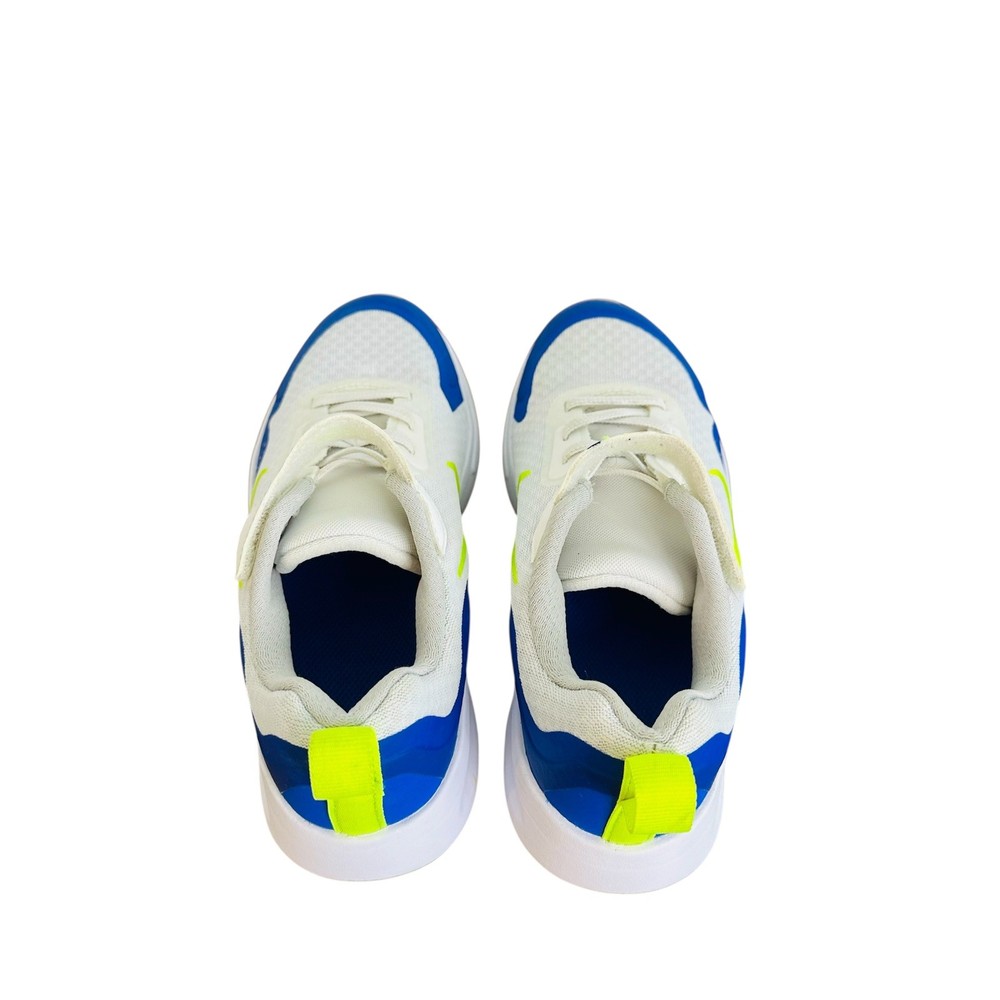Nike WearAllDay Ps ‘White Volt Royal’ Yellow Blue – Kids Size US 1.5Y