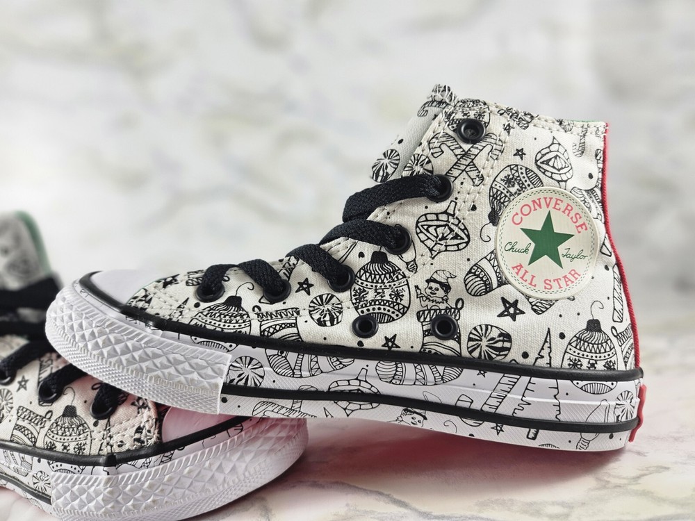 CONVERSE Chuck Taylor All Star Holiday Christmas Coloring Book Sneaker Junior 13