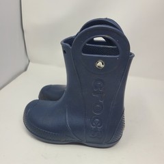 Crocs Toddler Pull On Rain Boots Navy Blue 12803 US (2776)* Size c11