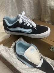 VANS Knu Skool Unisex Kids Sneaker Navy/Blue/White Lace-Up US 5.5
