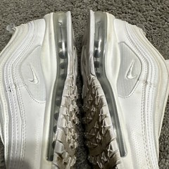 Nike Air Max 97 Triple White Metallic Silver 921522-104 Youth GS 7Y WO’s 8.5