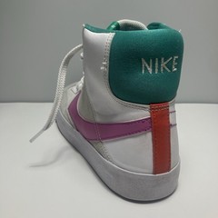 Nike Youth Blazer Mid 77 Dance White Green Pink Shoes Sz 7Y