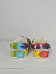 Crocs Kids Classic Tie Dye Clog Rainbow Colorful Shoes Size 2/3 C Unisex Toddler