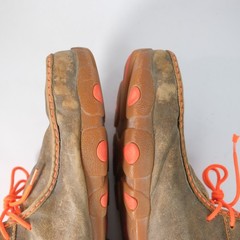 Twisted X Boots Brown Leather Chukka Driving Moc Ankle Bootie Suede Mens 12M