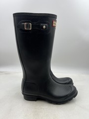 Hunter Handle It Rain Boots Womens Size 6 Waterproof Rubber Pull On UK 4 EU 37