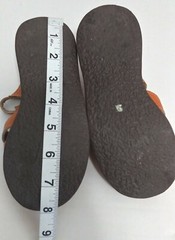LEATHER SANDALS traditional HUARACHE unisex kids 7.5″