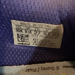 Adidas Disney Monsters, Inc. Activeplay Best Scarer Toddlers Shoes H6 SZ 10