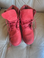 Timberland 6 Inch Premium Boot Junior ’50th Anniversary – Medium Red‘ Sz 7