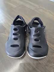 NEW Nike Sunray Protect 3 Toddler Sandals – Size 10C, Black/White, DH9465-001