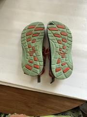 Chaco ZX1 Ecotread Slingback Strap Sandal Orange/Turquoise J180270 Kids Size 2