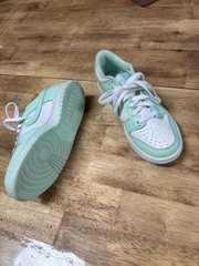 Nike Dunk Low GS Mint Green/White Leather Low Top Sneaker 4.5Y FZ3534-100