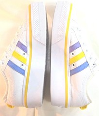 adidas Originals Nizza Platform Mid Off White Yellow HP6229 GS SZ 4Y-7Y Womens