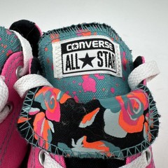 Converse Chuck Taylor All Star Double Tongue OX Hot Pink Shoes 654226F Sz 3 Y