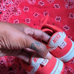 Nike Dunk Low Kids 11C Red/White Textile Low Top Lace-Up Sneakers FZ3549-612