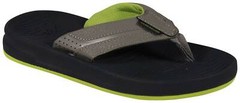 Quiksilver Boy’s Oasis Sandal – Grey / Green / Blue – New