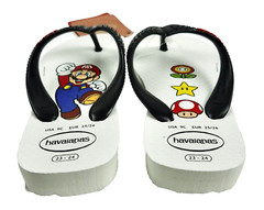 Children’s Mario Havaianas Flip Flops Sandals Shoe Size 9