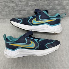 Nike Cosmic Runner Midnight Navy Dusty Cactus Blue Kids Size 2.5y HM4400-406
