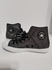 NWT Converse Chuck Taylor All Stars Sz 4.5 Shimmer Glitter Jr high top sneaker