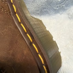 Dr. Martens 8168 Original Brown Leather Oxford Shoes England UK Sz 2 Youth