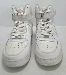 Nike Air Force 1 High ‘07 Triple White 653998-100 Youth 6.5Y / Women’s 8