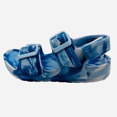 Toddler Ade Footbed Open D Toe Hook And Loop Heel Strap Sandals Blue Cat & Jack