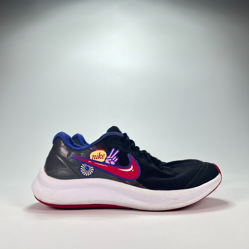 Nike Star Runner 3 SE Black Road Running Shoes DH3144-013 Youth Boys Size 3.5