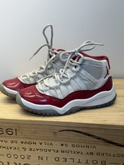 Nike Air Jordan 11 Retro ‚Cherry‘ Red & White 378039-116 Size 11C
