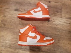 Nike Dunk High 2020 Syracuse Orange White Size 6Y Shoes Sneakers Rare