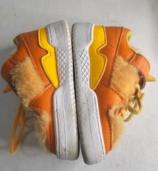 adidas x Pixar Monsters Inc. Sanderson Kids Orange Yellow Fur Sneakers 5K
