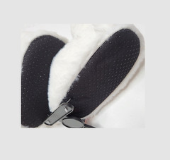 Abominable Snowman Kids Size 5-6 Slipper 3d Head Face Rudolph Yeti Winter Warm
