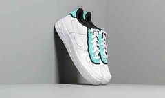 Nike Air Force 1 LV8 1 DBL Size 3.5Y Womens Sz 5 White Teal Black BV1084 100 AF1