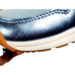 HEELYS ‘Force’ Blue Textile/Leather Lace Low Top Skating Shoes Unisex Youth 5