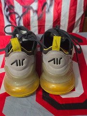 Nike Air Max 270 (GS) Kids Anthracite Yellow Gray DO5869-001 Youth Sz 6Y