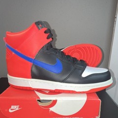Nike Dunk High Knicks (GS) Red/Black/White/Blue 6.5Y 8W