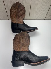 Dan Post Youth – Size 5D Brown/Black Square Toe Cowboy Boots Style DPC3944