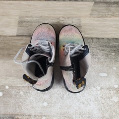 Dr. Martens Junior 1460 Pascal Kids Boots Sz 1 Multicolor Side Zip Ankle Booties