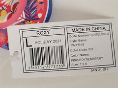 (Mismatched Color): 2 Pair Roxy Kids Pink & Blue Sandals Toddler Size 6
