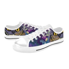 Alice in Wonderland Custom Canvas Sneakers High Top Shoes For Kids