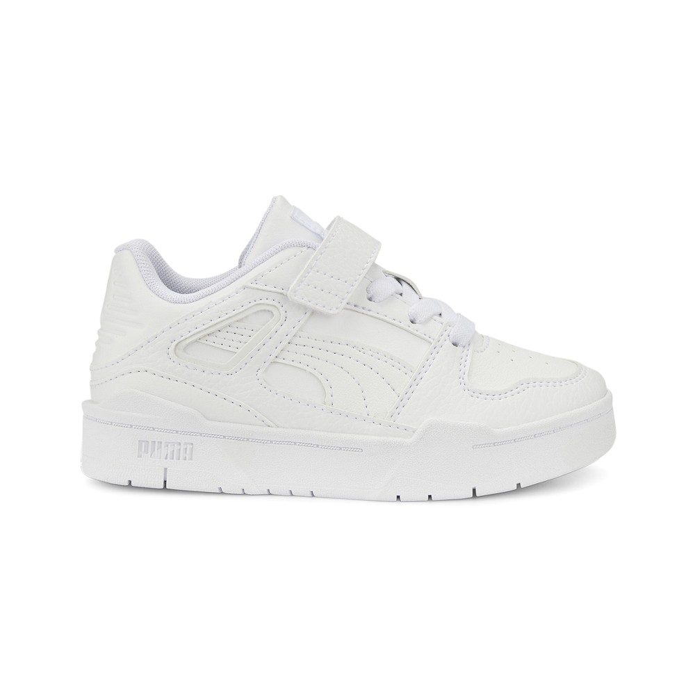 PUMA Slipstream Leather Ac Lace Up Toddler Boys White Sneakers Casual Shoes 387